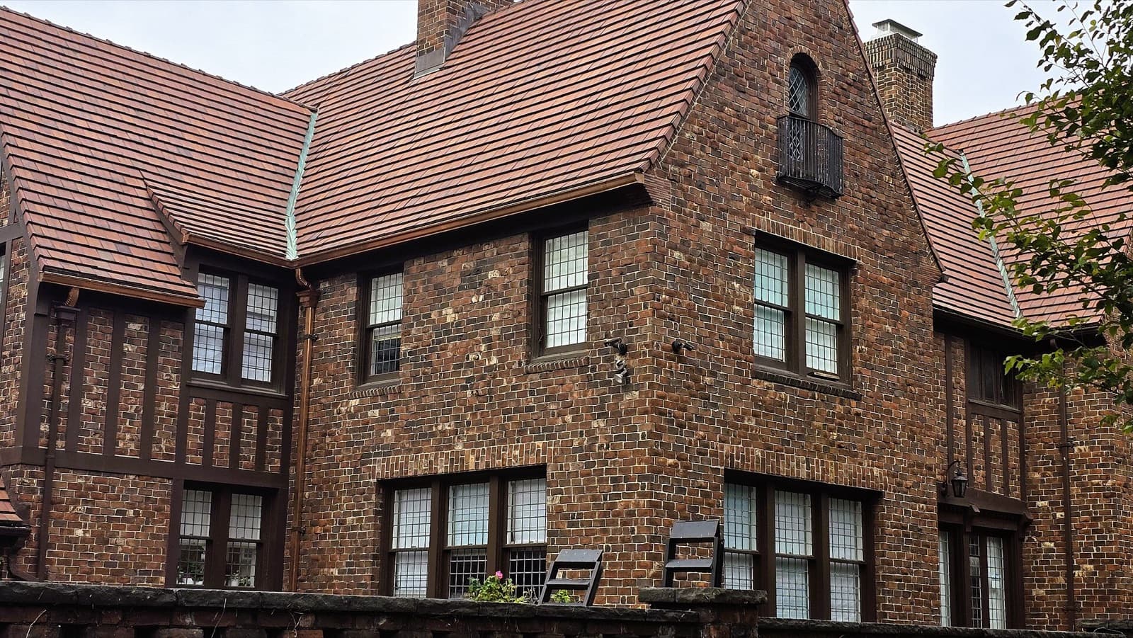 Brick Tudor-style home in Forest Hills, Queens